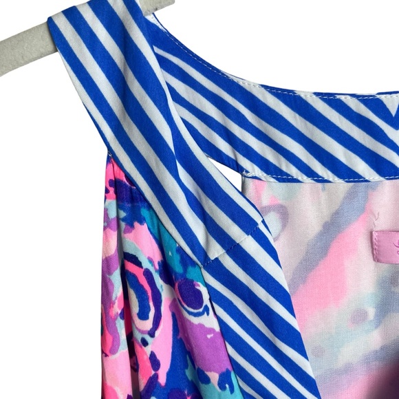 Lilly Pulitzer Achelle Top in Colony Coral Shell Out Size M - Picture 8 of 16